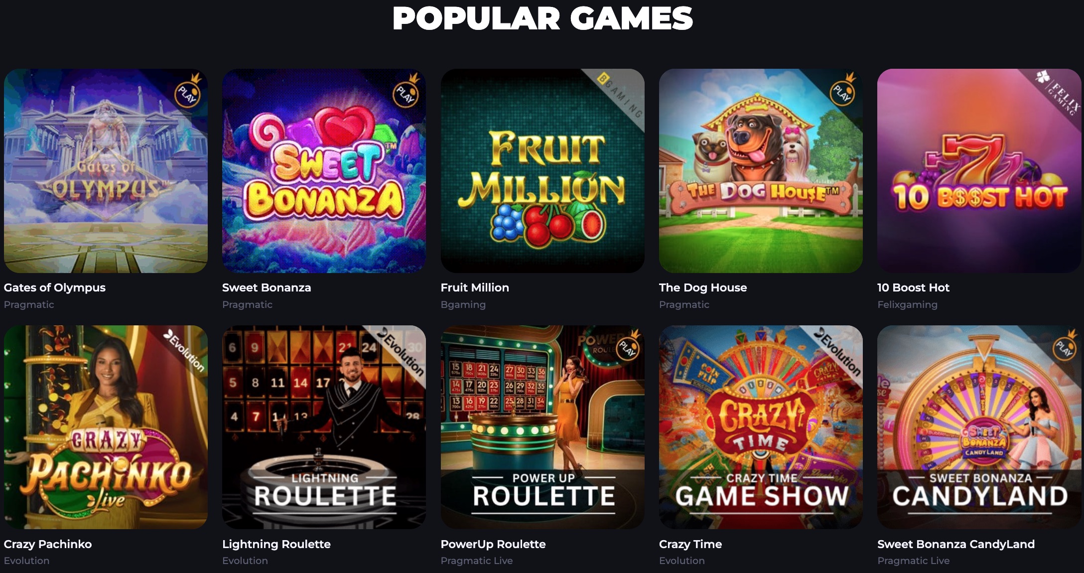 BDMbet priljubljene igre