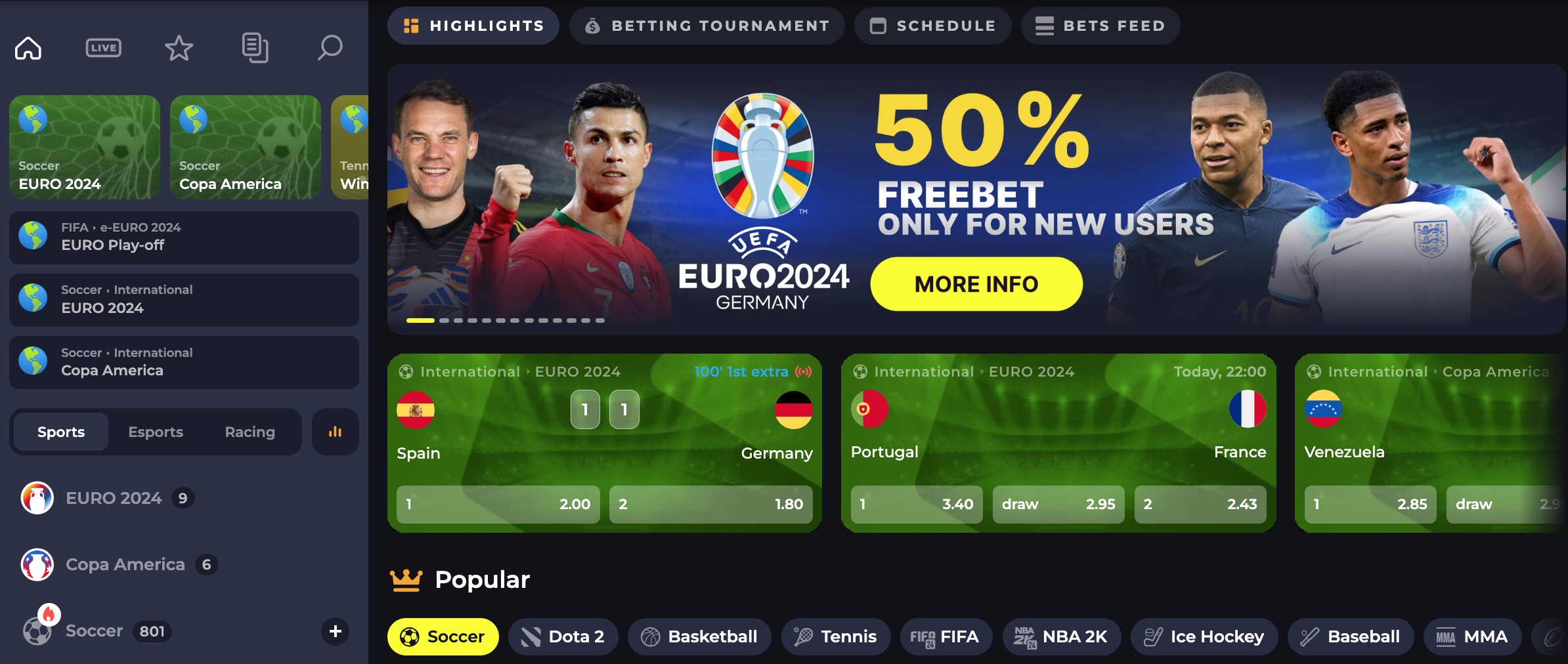 Športne stave pri BDMBet